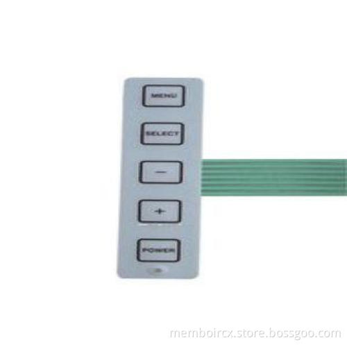 Silk Printed PCB Membrane Switch Keyboard 250V DC For Medic